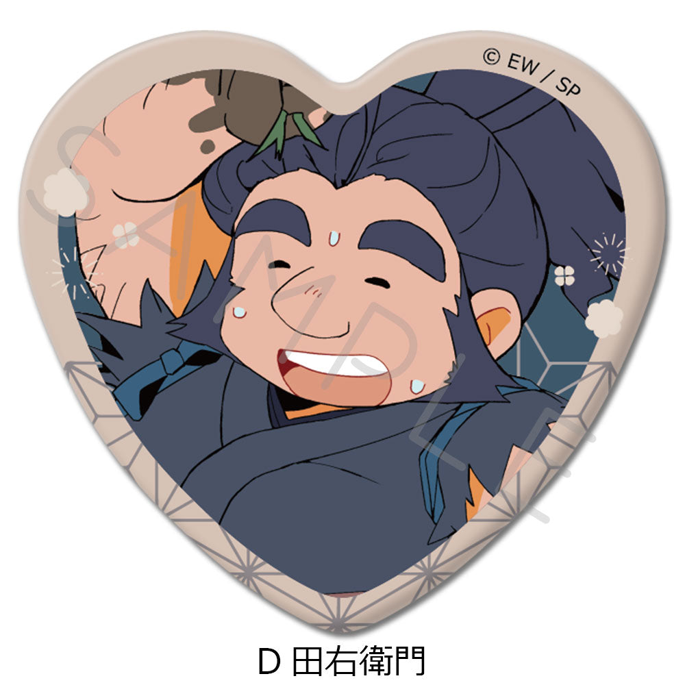 TV 動畫《天穗之咲稻姬》心形襟章 D 田右衛門