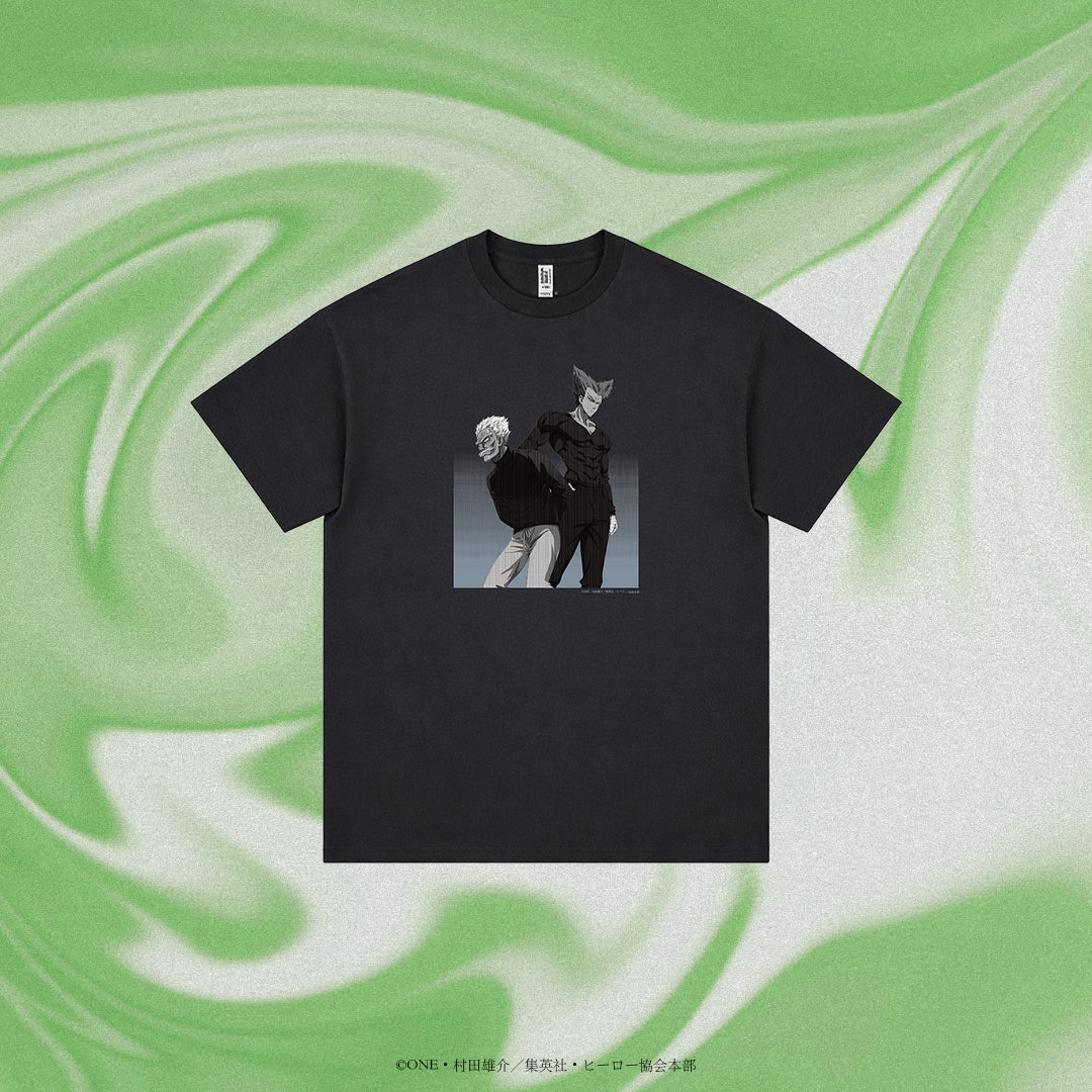 One-Punch Man S3 POPUP2026 T-Shirt Garou & SilverFang