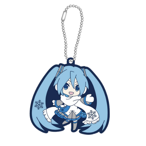 雪初音 AS 雙面橡膠吊飾（全14種）