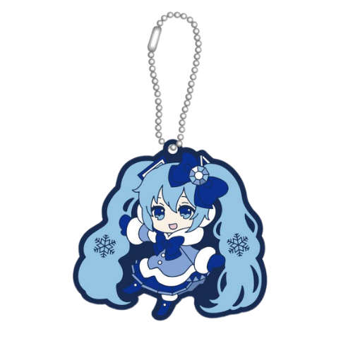 雪初音 AS 雙面橡膠吊飾（全14種）