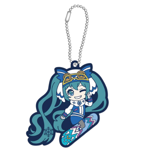 雪初音 AS 雙面橡膠吊飾（全14種）