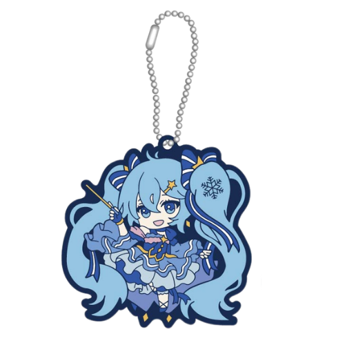 雪初音 AS 雙面橡膠吊飾（全14種）
