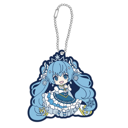 雪初音 AS 雙面橡膠吊飾（全14種）