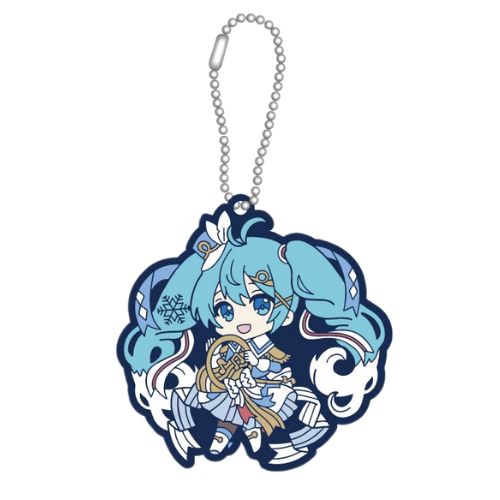 雪初音 AS 雙面橡膠吊飾（全14種）