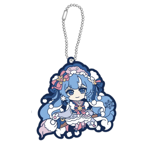 雪初音 AS 雙面橡膠吊飾（全14種）