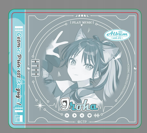 超時空輝耀姬-戀祭少女亞克力磚 彩葉款